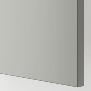 IKEA - abjesq bld, blancoHavstorp gris claro, 128x68 cm bla…