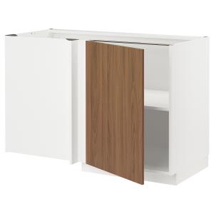 IKEA - abjesq bld, blancoTistorp efecto nogal marrón, 128x6…