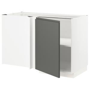 IKEA - abjesq bld, blancoVoxtorp gris oscuro, 128x68 cm bla…