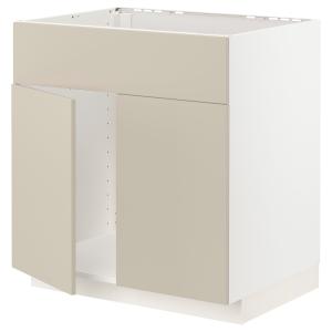 IKEA - abjfreg2ptfrt, blancoHavstorp beige, 80x60 cm blanco…
