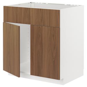 IKEA - abjfreg2ptfrt, blancoTistorp efecto nogal marrón, 80…