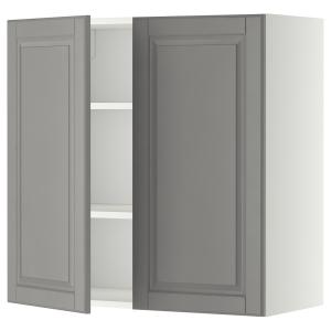 IKEA - aprd bld2pt, blancoBodbyn gris, 80x80 cm blanco/Bodb…