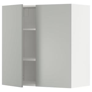 IKEA - aprd bld2pt, blancoHavstorp gris claro, 80x80 cm bla…