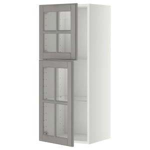 IKEA - aprd bld2ptvdr, blancoBodbyn gris, 40x100 cm blanco/…