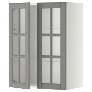 IKEA - aprd bld2ptvdr, blancoBodbyn gris, 60x80 cm blanco/B…