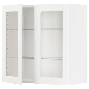 IKEA - Aparador con baldas y puerta vidrio blanco Enköping/…