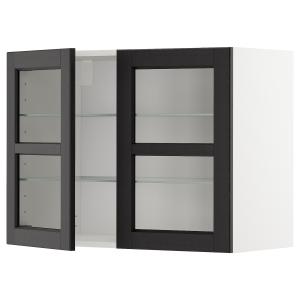 IKEA - aprd bld2ptvdr, blancoLerhyttan tinte negro, 80x60 c…
