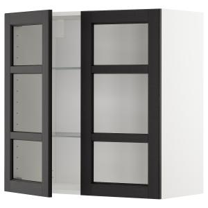 IKEA - aprd bld2ptvdr, blancoLerhyttan tinte negro, 80x80 c…
