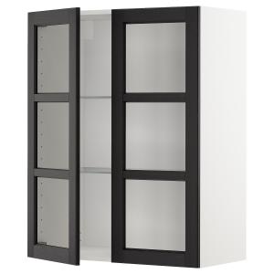 IKEA - aprd bld2ptvdr, blancoLerhyttan tinte negro, 80x100…