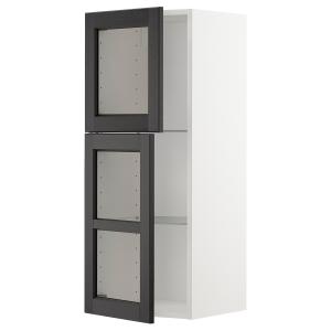 IKEA - aprd bld2ptvdr, blancoLerhyttan tinte negro, 40x100…