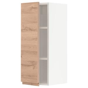 IKEA - Aparador con baldas blanco/Voxtorp efecto roble 30x8…