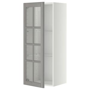 IKEA - aprd bldptvdr, blancoBodbyn gris, 40x100 cm blanco/B…