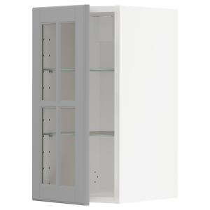 IKEA - aprd bldptvdr, blancoBodbyn gris, 30x60 cm blanco/Bo…