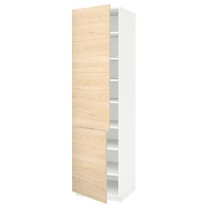 IKEA - armario alto con baldas y 2 puertas, blancoAskersund…
