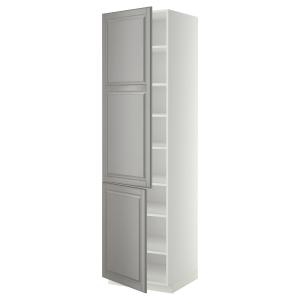 IKEA - armario alto con baldas y 2 puertas, blancoBodbyn gr…