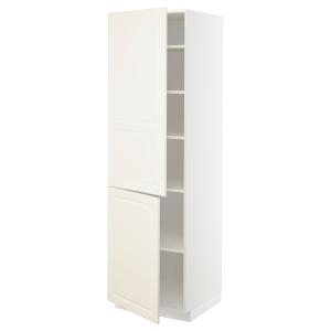 IKEA - Armario alto con baldas y 2 puertas blanco/Bodbyn hu…