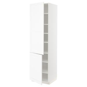IKEA - armario alto con baldas y 2 puertas, blanco Enköping…