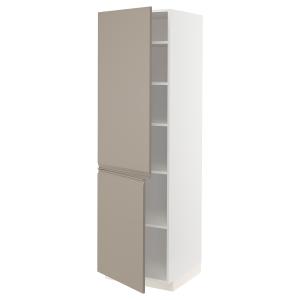 IKEA - armario alto con baldas y 2 puertas, blancoUpplöv be…