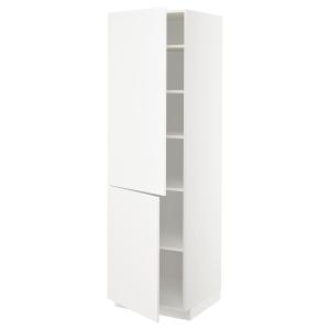 IKEA - armario alto con baldas y 2 puertas, blancoVeddinge…