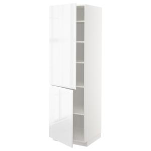 IKEA - armario alto con baldas y 2 puertas, blancoVoxtorp a…