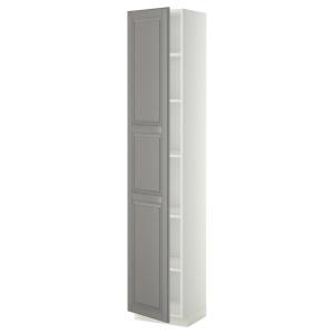 IKEA - armario alto con baldas, blancoBodbyn gris, 40x37x20…