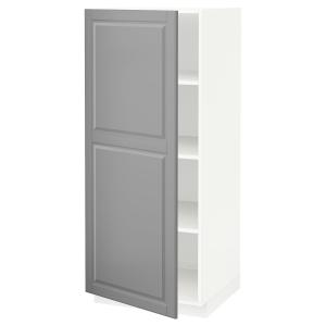 IKEA - armario alto con baldas, blancoBodbyn gris, 60x60x14…