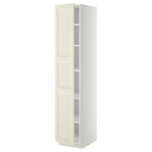 IKEA - Armario alto con baldas blanco/Bodbyn hueso 40x60x20…