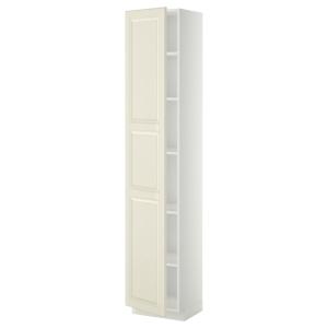 IKEA - Armario alto con baldas blanco/Bodbyn hueso 40x37x20…
