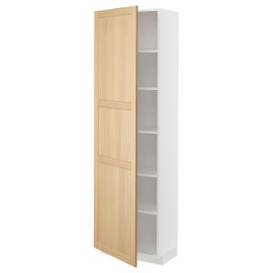 IKEA - armario alto con baldas, blancoForsbacka roble, 60x3…