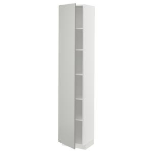 IKEA - armario alto con baldas, blancoHavstorp gris claro,…