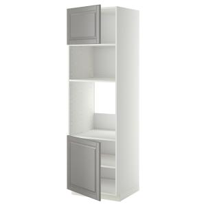 IKEA - Armario alto hornomicro   2pbld, blancoBodbyn gris,…