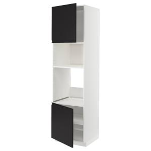 IKEA - Armario alto hornomicro   2pbld blanco/Upplöv antrac…