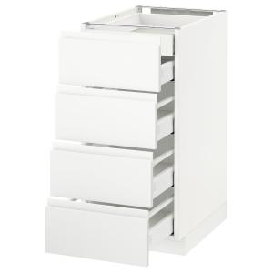IKEA - Armario bajo cocina 5 cajones, blanco, Voxtorp blanc…