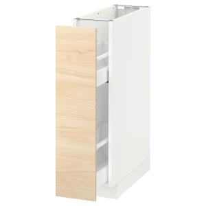 IKEA - Armario bajo cocina extraíble, blanco, Askersund efe…