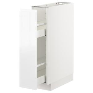 IKEA - Armario bajo cocina extraíble, blanco, Voxtorp alto…