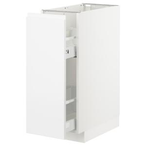 IKEA - Armario bajo cocina extraíble, blanco, Voxtorp alto…
