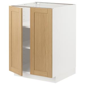 IKEA - armario bajo con baldas y 2 puertas, blancoForsbacka…
