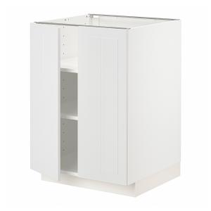 IKEA - armario bajo con baldas y 2 puertas, blancoStensund…