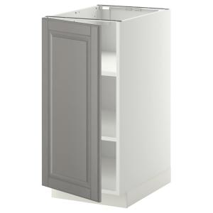 IKEA - armario bajo con baldas, blancoBodbyn gris, 40x60 cm…