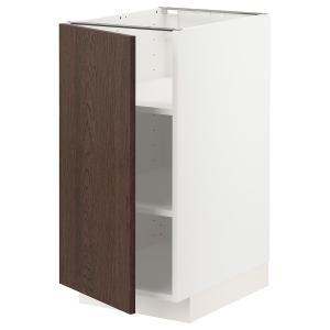 IKEA - armario bajo con baldas, blancoSinarp marrón, 40x60…