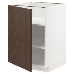 IKEA - armario bajo con baldas, blancoSinarp marrón, 60x60…