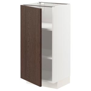 IKEA - armario bajo con baldas, blancoSinarp marrón, 40x37…