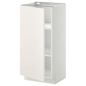 IKEA - Armario bajo con baldas blanco/Veddinge blanco 40x37…