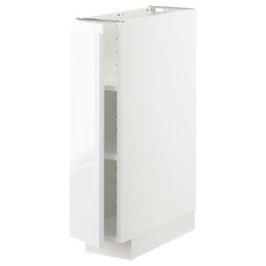 IKEA - armario bajo con baldas, blancoVoxtorp alto brillobl…