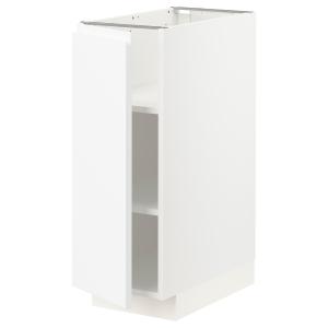 IKEA - Armario bajo con baldas blanco/Voxtorp blanco mate 3…