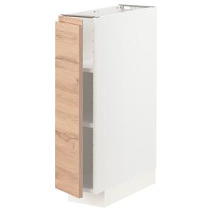 IKEA - armario bajo con baldas, blancoVoxtorp efecto roble,…
