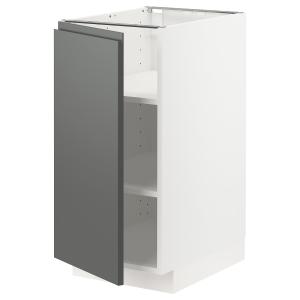 IKEA - armario bajo con baldas, blancoVoxtorp gris oscuro,…
