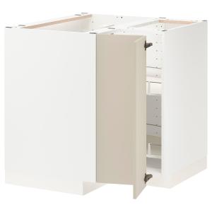 IKEA - armario bajo esquinero con carrusel, blancoHavstorp…