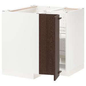 IKEA - armario bajo esquinero con carrusel, blancoSinarp ma…