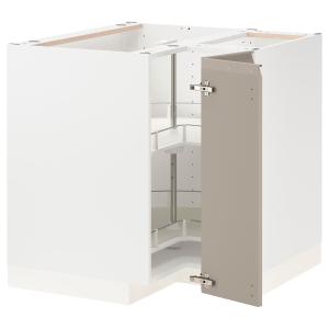 IKEA - armario bajo esquinero con carrusel, blancoUpplöv be…